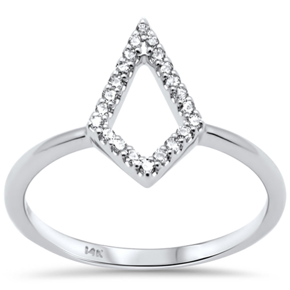 SPECIAL! .10ct G SI 14K White Gold Diamond Ladies Ring Size 6.5