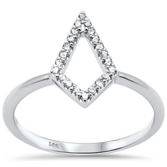 SPECIAL! .10ct G SI 14K White Gold Diamond Ladies Ring Size 6.5