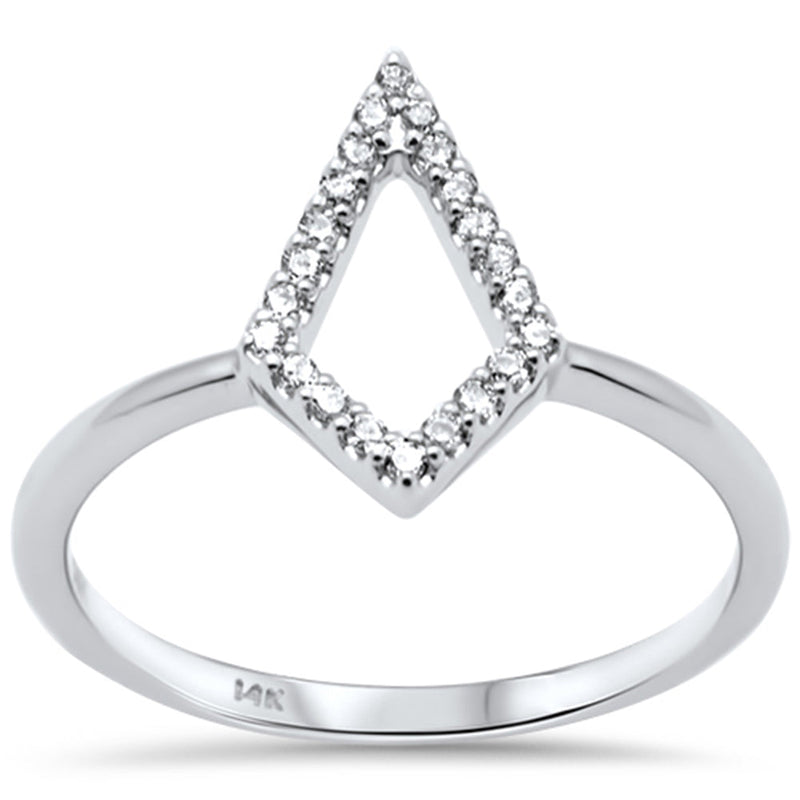SPECIAL! .10ct G SI 14K White Gold Diamond Ladies Ring Size 6.5