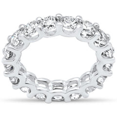 SPECIAL!3.47ct G SI 14K White Gold Diamond Eternity Ring Size 6.5