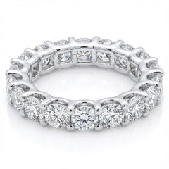SPECIAL!4.15ct G SI 14K White Gold Round Diamond Eternity Ring Size 6.5