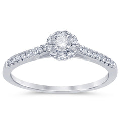 SPECIAL! .49ct G SI 14K White Gold Diamond Engagement Ring Size 6.5