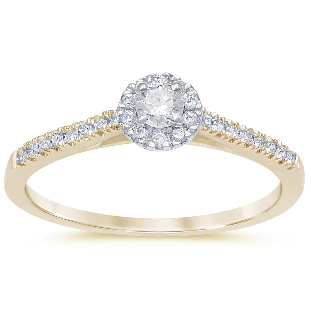 SPECIAL! .33ct G SI 14K Yellow Gold Diamond Engagement Ring Size 6.5