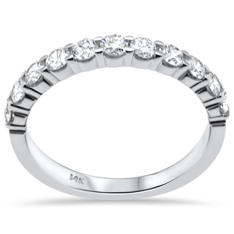 SPECIAL! .79ct G SI 14K White Gold Diamond 11-Stone Ring Band