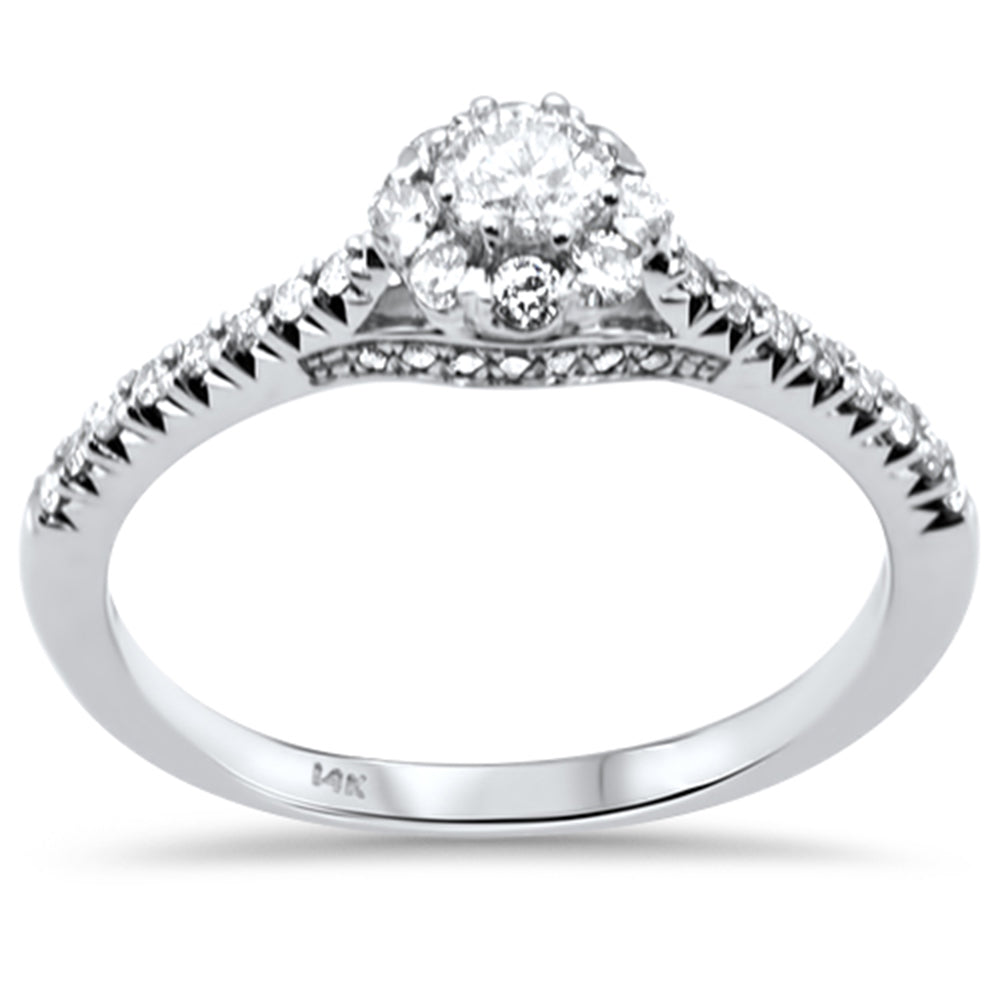 SPECIAL!.50ct G SI 14K White Gold Diamond Engagement Ring Size 6.5