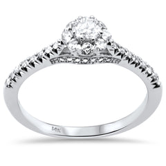 SPECIAL!.50ct G SI 14K White Gold Diamond Engagement Ring Size 6.5