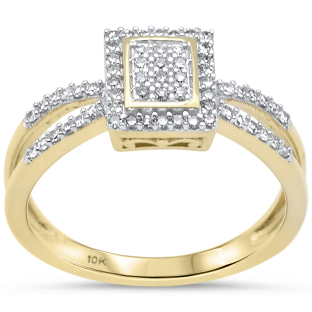 SPECIAL! .25ct G SI 10K Yellow Gold Diamond Engagement Ring Size 6.5