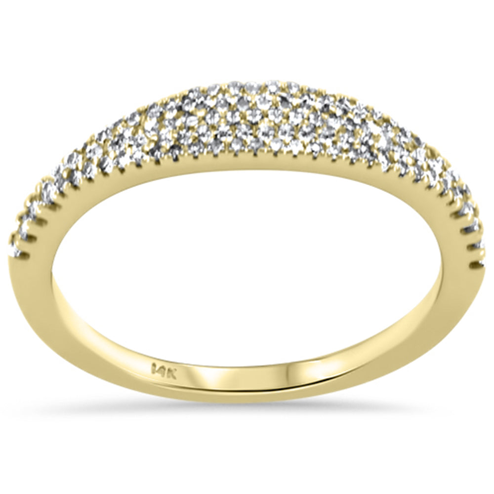 SPECIAL! .25ct G SI 14K Yellow Gold Diamond Anniversary Band Ring Size 6.5