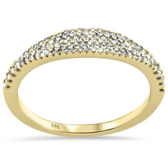 SPECIAL! .25ct G SI 14K Yellow Gold Diamond Anniversary Band Ring Size 6.5