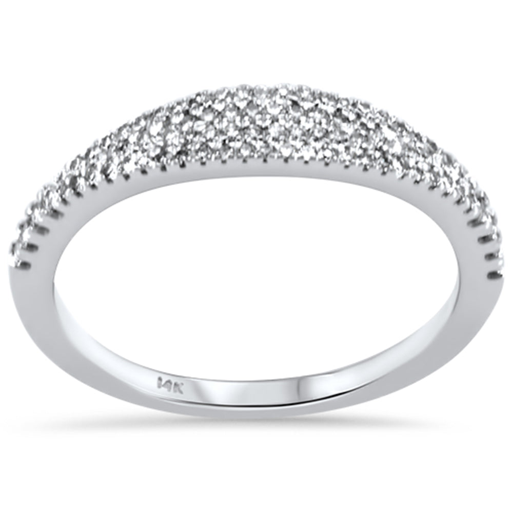 SPECIAL! .25ct G SI 14K White Gold Diamond Anniversary Band Ring Size 6.5