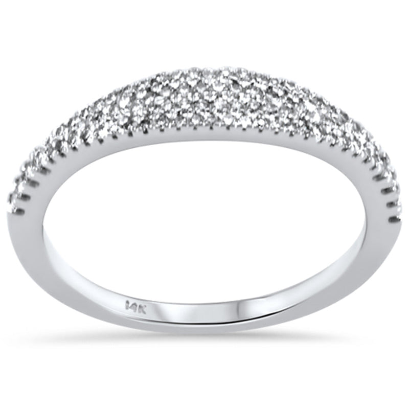 SPECIAL! .25ct G SI 14K White Gold Diamond Anniversary Band Ring Size 6.5