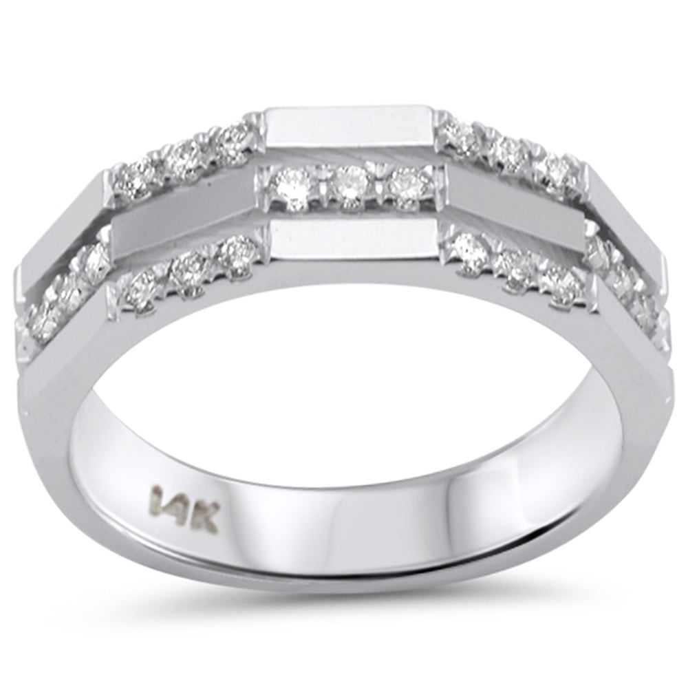 SPECIAL! .34ct G SI 14K White Gold Diamond Band Ring Size 6.5