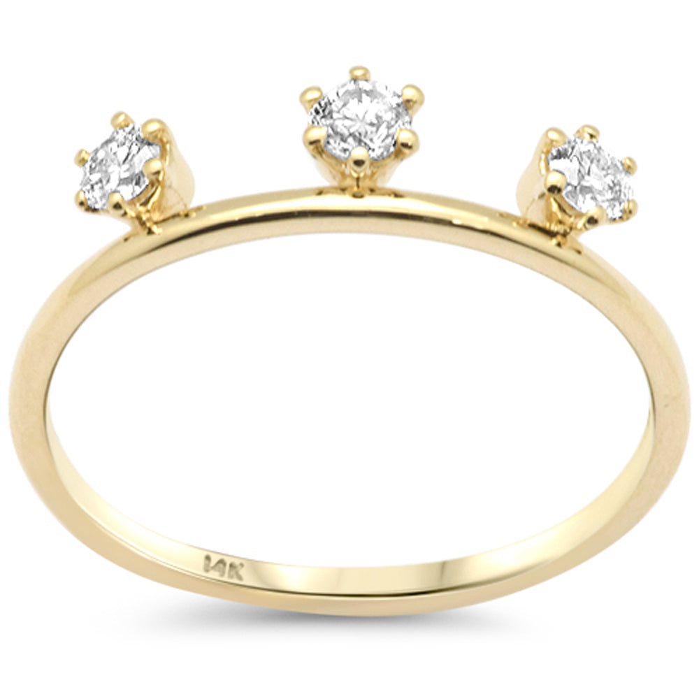 SPECIAL! .26ct G SI 14K Yellow Gold Diamond Band Ring Size 6.5