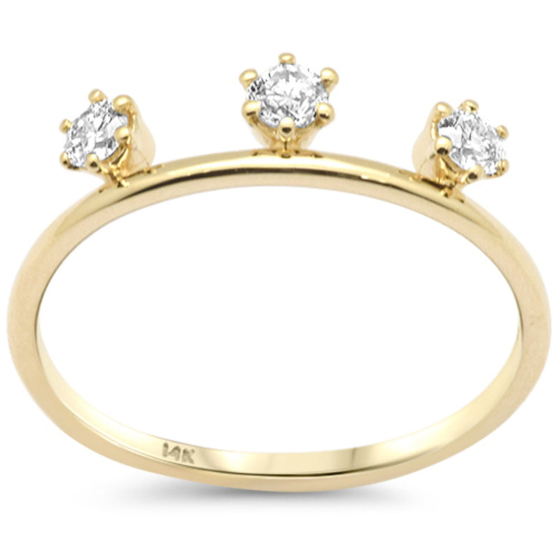SPECIAL! .26ct G SI 14K Yellow Gold Diamond Band Ring Size 6.5