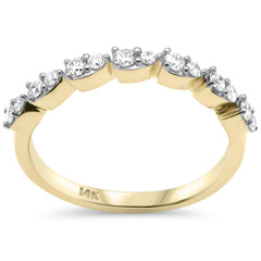 SPECIAL! .33ct G SI 14K Yellow Gold Diamond Band Ring Size 6.5