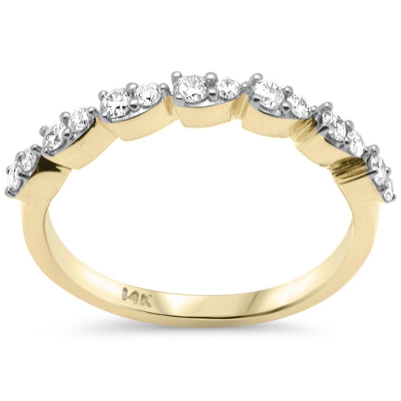 SPECIAL! .33ct G SI 14K Yellow Gold Diamond Band Ring Size 6.5