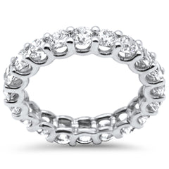 SPECIAL! 3.30ct G SI 14K White Gold Diamond Eternity Ring Size 6.5