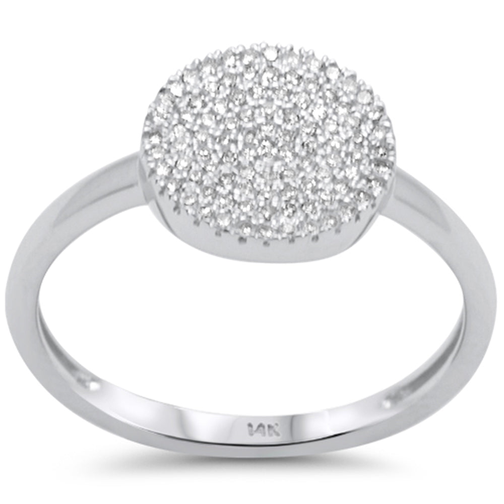 SPECIAL! .23ct G SI 14K White Gold Diamond Band Ring Size 6.6
