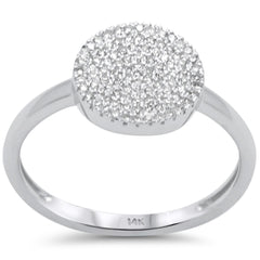 SPECIAL! .23ct G SI 14K White Gold Diamond Band Ring Size 6.6