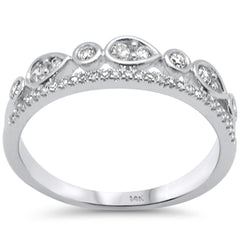 SPECIAL! .33ct G SI 14K White Gold Diamond Band Ring Size 6.5