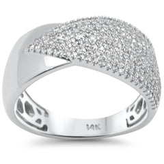 SPECIAL! .50ct G SI 14K White Gold Diamond Band Ring Size 6.5