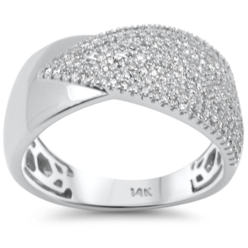 SPECIAL! .50ct G SI 14K White Gold Diamond Band Ring Size 6.5