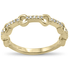 SPECIAL! .10ct G SI 14K Yellow Gold Diamond Band Ring Size 6.5