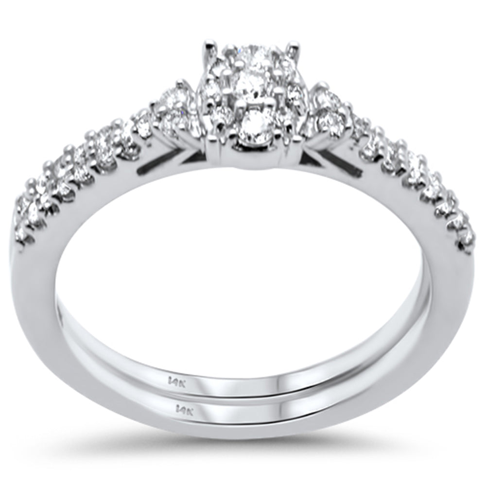 SPECIAL!.38ct G SI 14K White Gold Diamond Engagement Ring Size 6.5