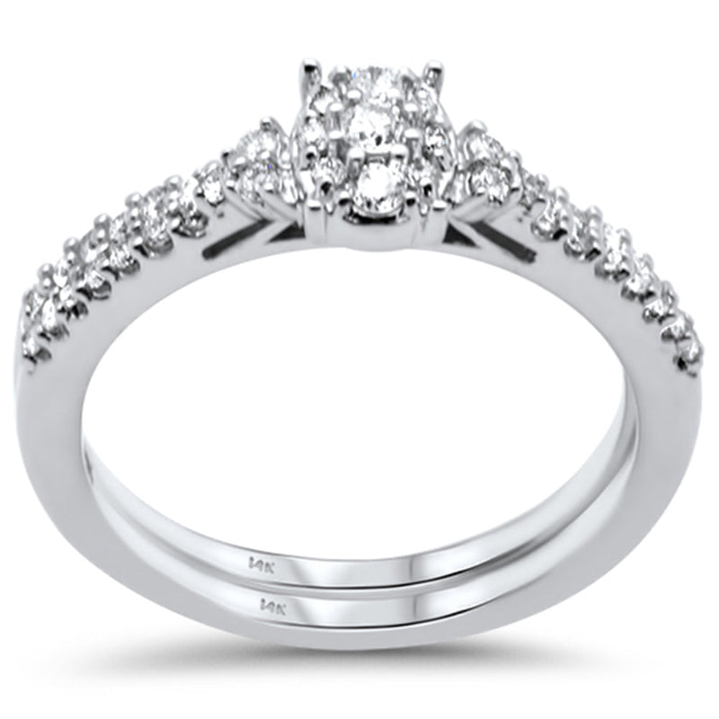 SPECIAL!.38ct G SI 14K White Gold Diamond Engagement Ring Size 6.5