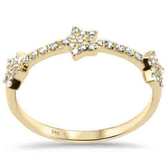 SPECIAL! .17ct G SI 14K Yellow Gold Diamond Ring Band Size 6.5