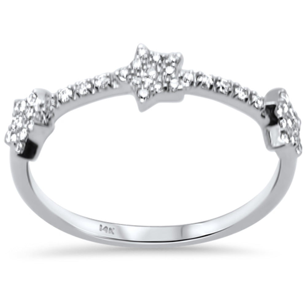SPECIAL! .17ct G SI 14K White Gold Diamond Ring Band Size 6.5