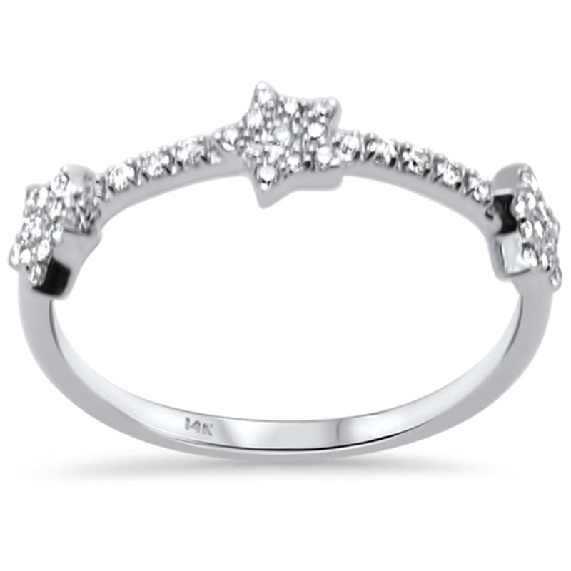 SPECIAL! .17ct G SI 14K White Gold Diamond Ring Band Size 6.5