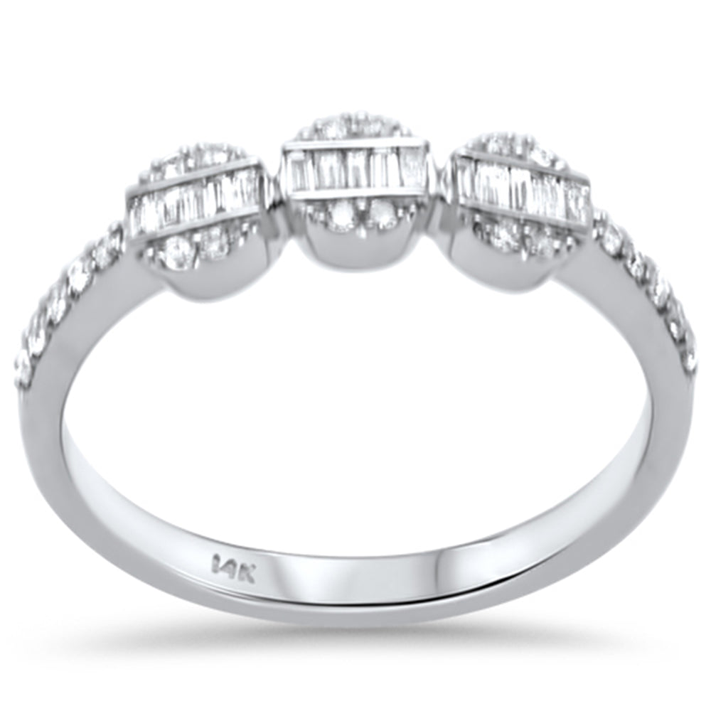 SPECIAL! .28ct G SI 14K White Gold Diamond Ring Band Size 6.5