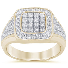 SPECIAL! 1.00ct G SI 14K Yellow Gold Diamond Men's Band Ring Size 10