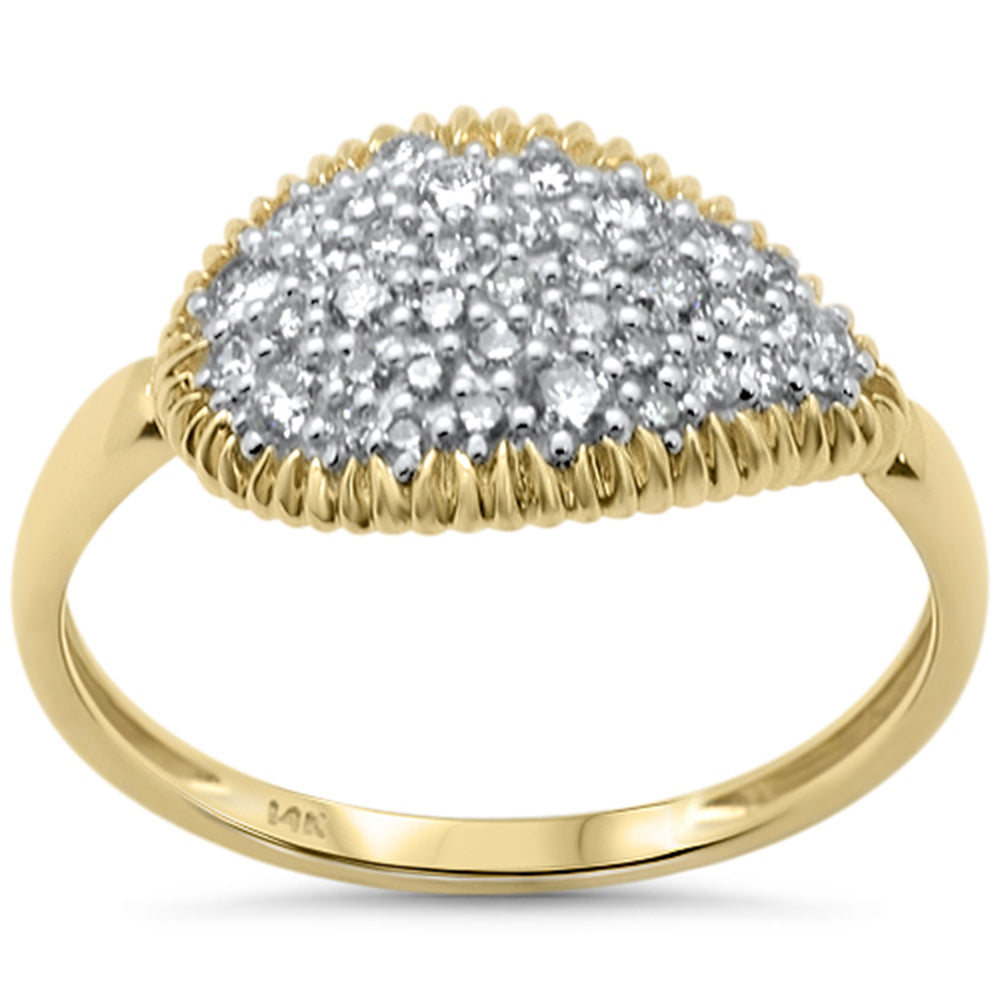 SPECIAL!.38ct G SI 14K Yellow Gold Diamond Womens Band Ring Size 6.5