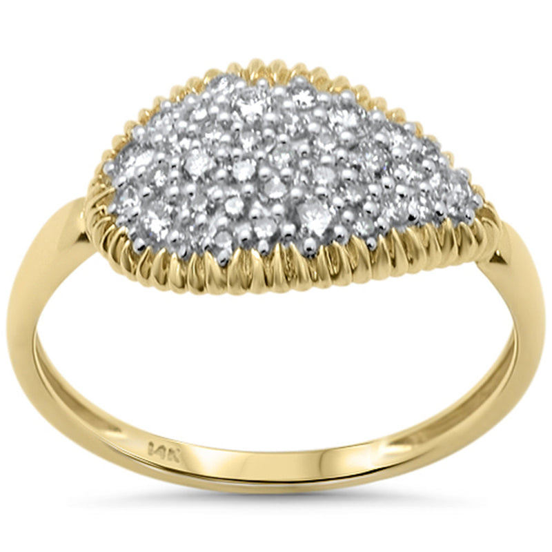SPECIAL!.38ct G SI 14K Yellow Gold Diamond Womens Band Ring Size 6.5