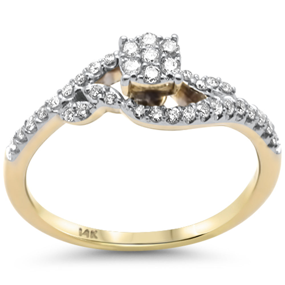 SPECIAL!.27ct G SI 14K Yellow Gold Diamond Engagement Ring Size 6.5