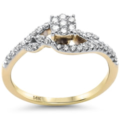 SPECIAL!.27ct G SI 14K Yellow Gold Diamond Engagement Ring Size 6.5