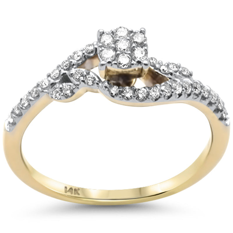 SPECIAL!.27ct G SI 14K Yellow Gold Diamond Engagement Ring Size 6.5