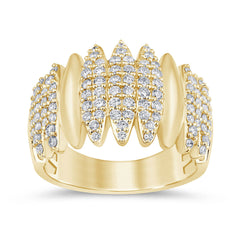 SPECIAL!.72ct G SI 14K Yellow Gold Diamond Band Ring Size 6.5