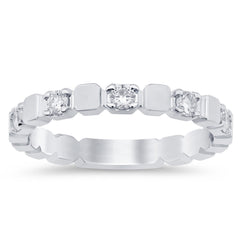 SPECIAL!.25ct G SI 14K White Gold Diamond Band Ring Size 6.5