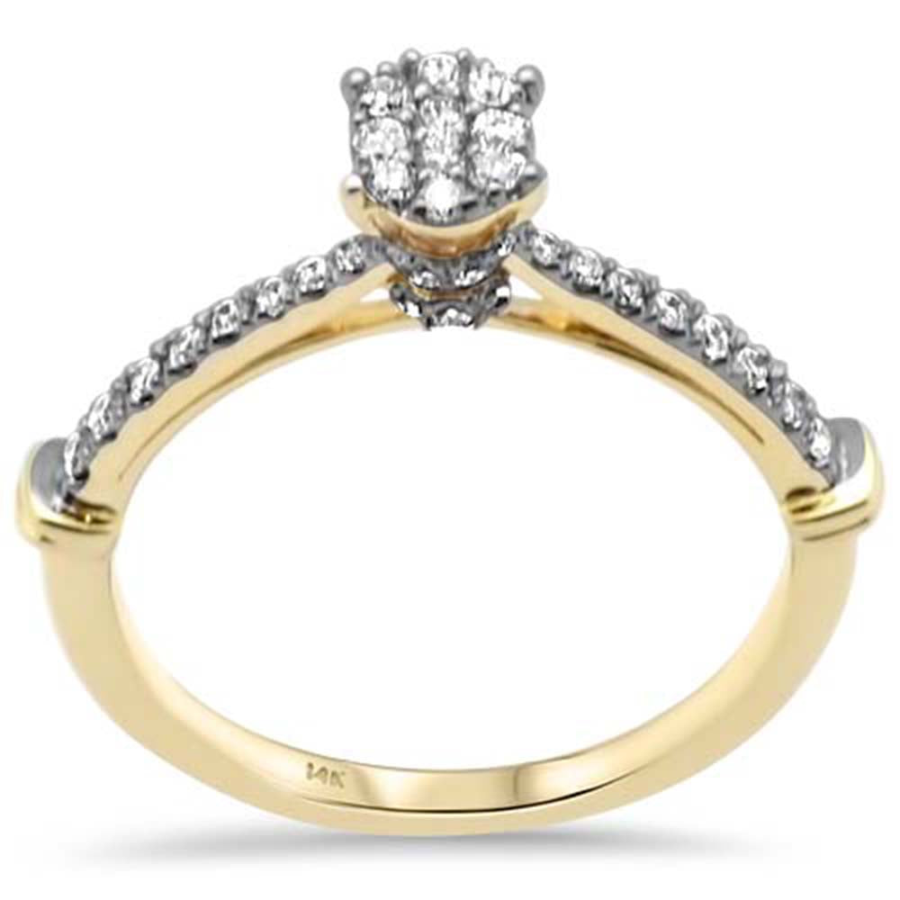 SPECIAL!.34ct G SI 14K Yellow Gold Diamond Engagement Ring  Size 6.5
