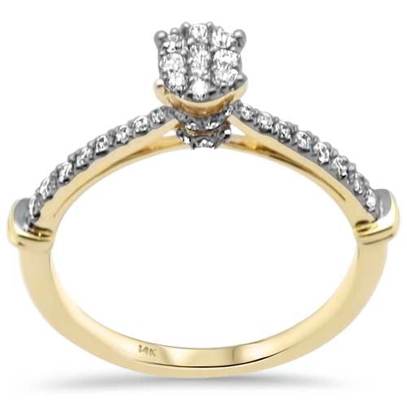 SPECIAL!.34ct G SI 14K Yellow Gold Diamond Engagement Ring  Size 6.5