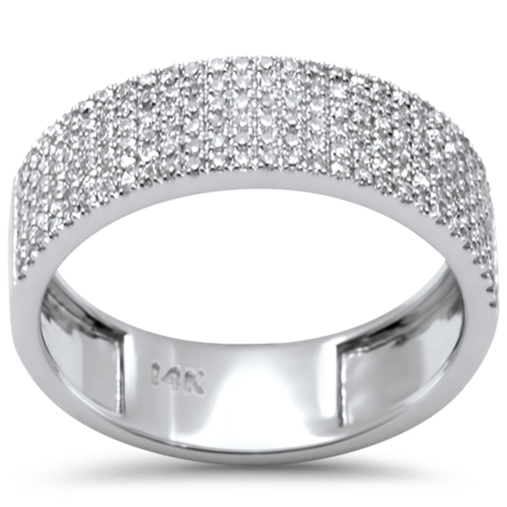 SPECIAL! .40ct G SI 14K White Gold Diamond Ladies Band Ring Size 6.5
