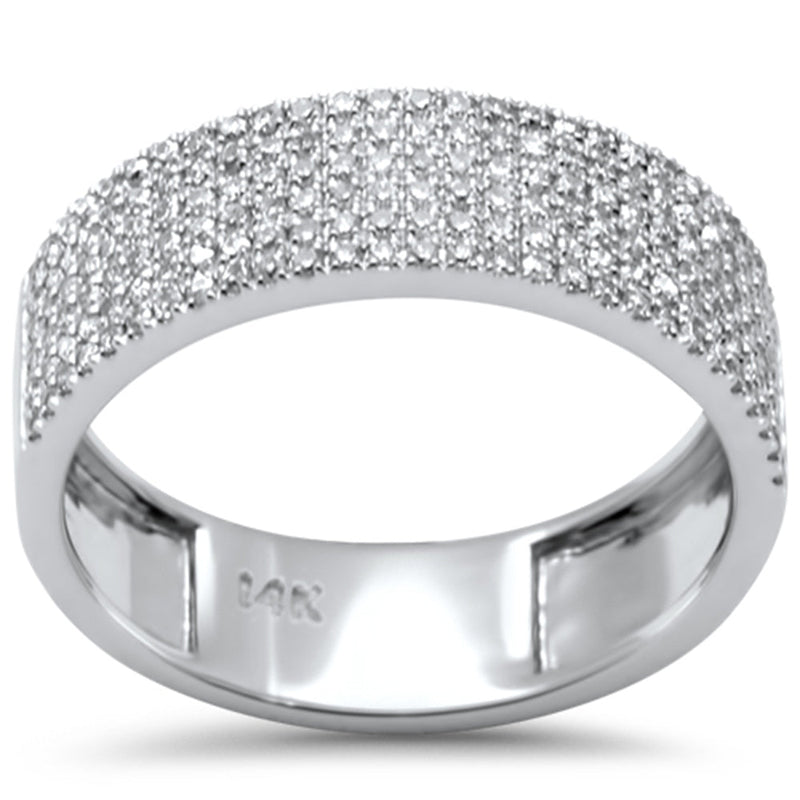 SPECIAL! .40ct G SI 14K White Gold Diamond Ladies Band Ring Size 6.5