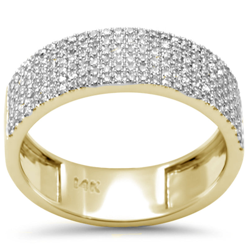SPECIAL! .36ct G SI 14K Yellow Gold Diamond Ladies Band Ring Size 6.5