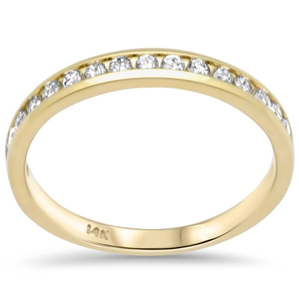 SPECIAL! .33ct G SI 14K Yellow Gold Diamond Wedding Band Size 6.5