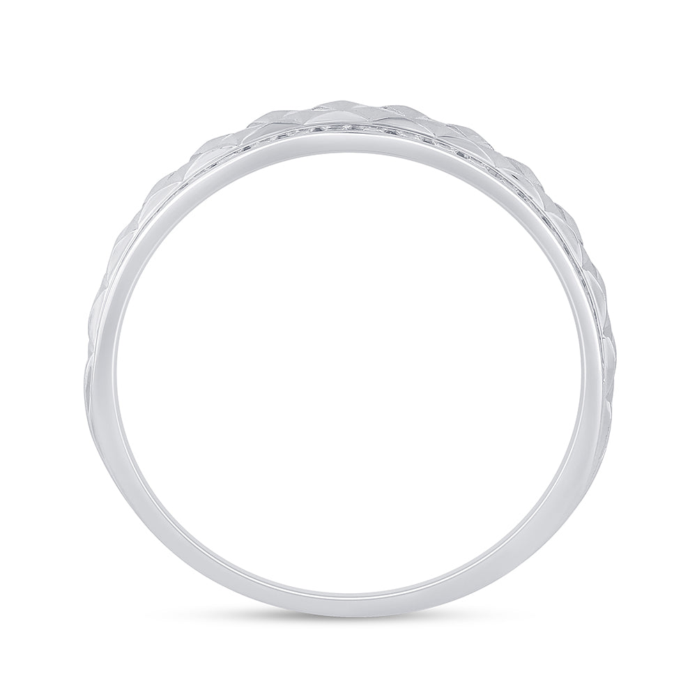 SPECIAL! .52ct G SI 14K White Gold Diamond Men's Band Size 10