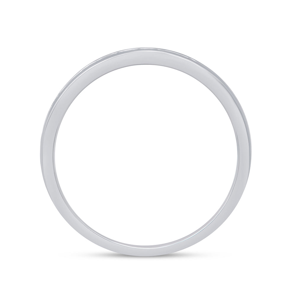 SPECIAL! .27ct G SI 14 White Gold Diamond Wedding Band Size 6.5