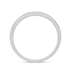 SPECIAL! .27ct G SI 14 White Gold Diamond Wedding Band Size 6.5